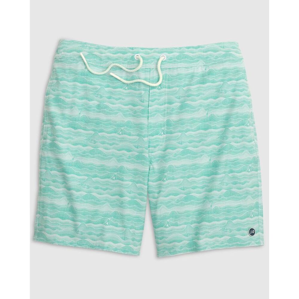 Half Elastic 7" Surf Shorts, Size: L
